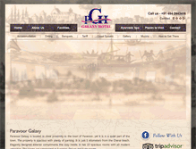 Tablet Screenshot of paravoorgalaxy.com